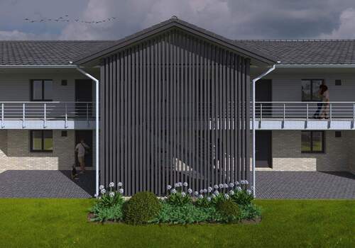 Modernes Treppenhaus - 