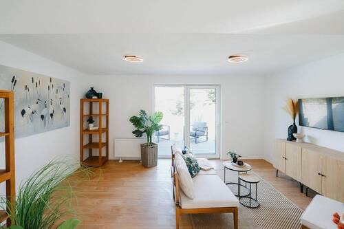 Wohnbereich - 2 Zimmer Terrassenwohnung in Dessau-Roßlau