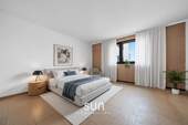 SCHLAFZIMMER (visualisiert) - 3 Zimmer Etagenwohnung zum Kaufen in Frankfurt am Main