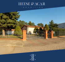 Unterkellerter Bungalow mit Doppelgarage auf großem, gepflegtem Grundstück in Basdorf am Waldrand - Wandlitz