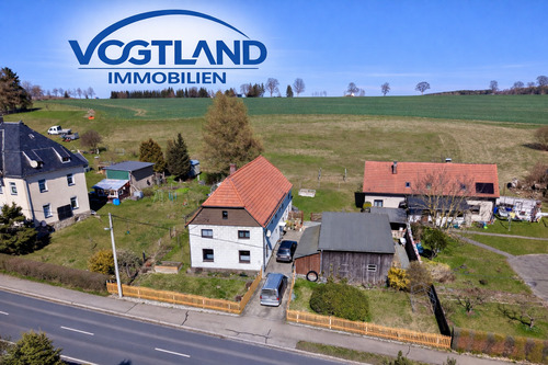 Ansicht - Einfamilienhaus- Bauernhaus mit Grundstück & Tierhaltungspotenzial