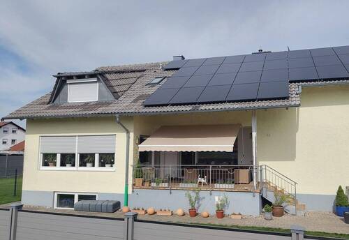 Seitenansicht PV Anlage - 