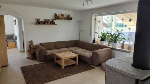 Wohnzimmer Erdg. mit Fernsicht - 7 Zimmer Mehrfamilienhaus, Wohnhaus zum Kaufen in Ingolstadt