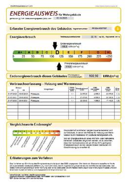 Energieausweis - 
