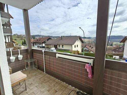 großzügiger Balkon mit Ausblick - Etagenwohnung mit 57,00 m&sup2; in Bad Griesbach im Rottal zum Kaufen