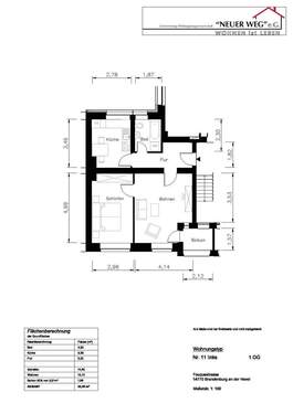 Fouquestr11_links_1OG.jpg - 2 Zimmer Etagenwohnung in Brandenburg an der Havel