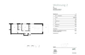 Grundriss Wohnung Nr. 2 - 