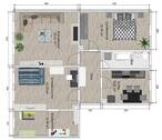 Grundriss bemasst - 