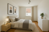 Schlafzimmer Visualisierung - Etagenwohnung mit 64,00 m² in Gersthofen zum Kaufen
