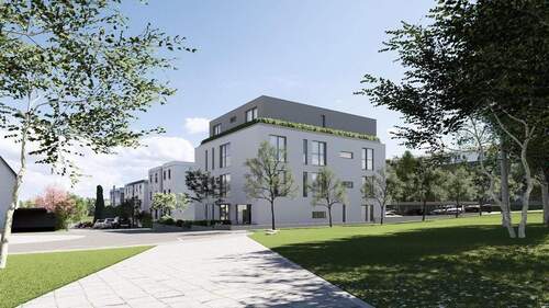 Visualisierung Außenansicht - 4 Zimmer Etagenwohnung zum Kaufen in Bad Vilbel