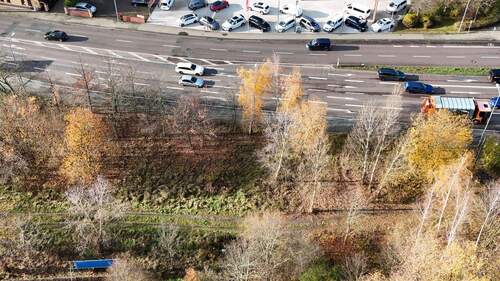 Grundstück Vogelperspektive - ++ Grundstück an der Theodor-Heuss-Straße - Mischgebiet ++