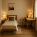 Schlafzimmer WHG 23.mit KI erstellt - 4 Zimmer Etagenwohnung in Stockelsdorf