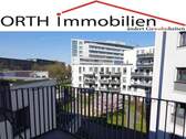 Blick von Balkon - 2 Zimmer Wohnung mit Fußbodenheizung und Balkon. EBK käuflich. Nur für eine Person geeignet.