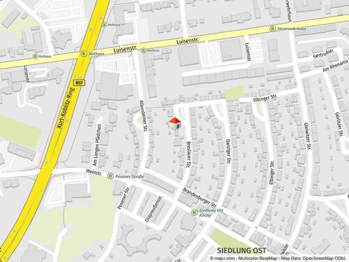 Geolyzer Kartenausschnitt - 