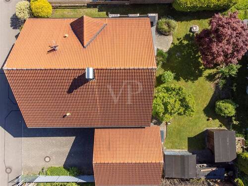 Draufsicht ö - 4 Zimmer Einfamilienhaus in Kirchdorf an der Iller / Oberopfingen