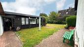 Gartenbereich mit geschützem Sitzbereich - Einfamilienhaus mit 110,00 m² in Hänigsen zum Kaufen