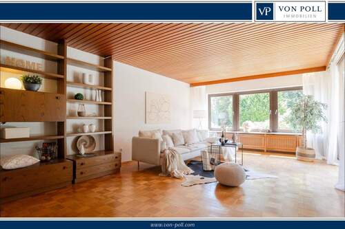 großzügiges Wohnzimmer - Großzügiges Einfamilienhaus mit viel Potenzial - großes Grundstück am Feldrand & Doppelgarage
