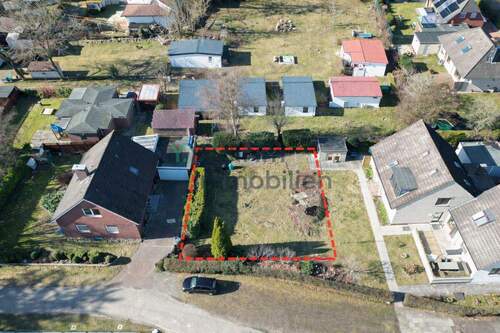 Luftaufnahmen - Baugrundstück in bester Lage von Cuxhaven-Sahlenburg