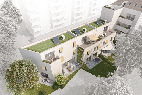 Aufsicht - Reihenmittelhaus mit 125,70 m&sup2; in Leipzig zum Kaufen