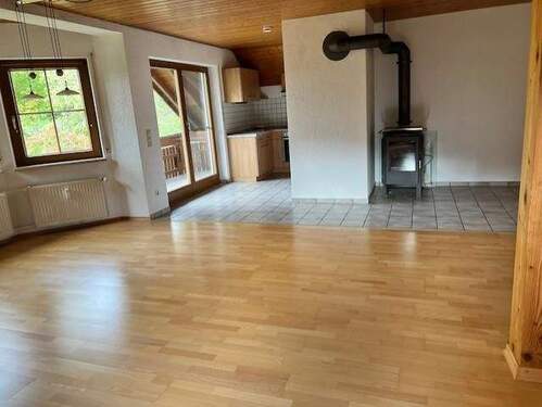 Wohnzimmer mit Kaminofen - 