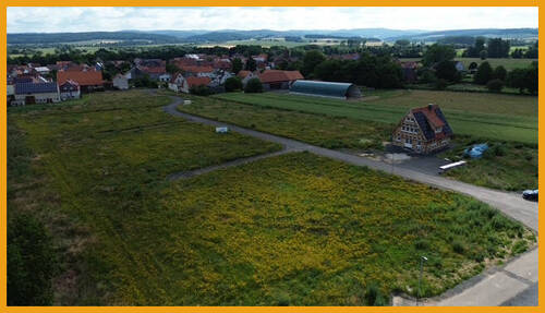 Luftansicht Baugebiet - Grundstück zum Kaufen in Willingshausen / Loshausen