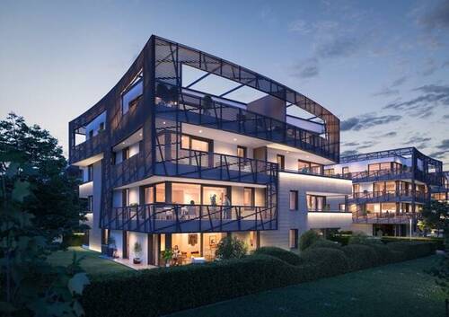 VERVE by Libeskind - Visualisierung bei Nacht - 