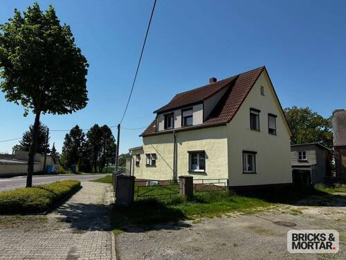 Ansicht Straße - Viel Platz für Ideen - Ihr neues Zuhause mit großem Garten und Potenzial in Delitzsch.