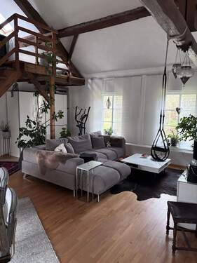 Wohnbereich - 2 Zimmer Etagenwohnung zur Miete in Konz