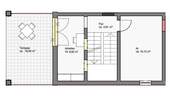 4-Zi-Maisonette-Whg mit Terrasse, untere Ebene - 