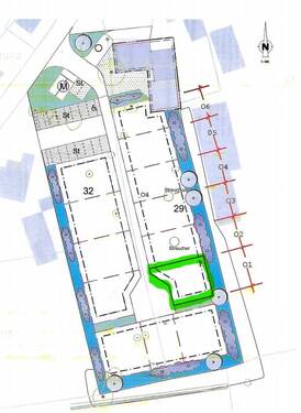 Parzelle des Pachtgrundstückes - 