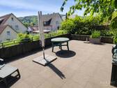 Terrasse auf den Garagen - 