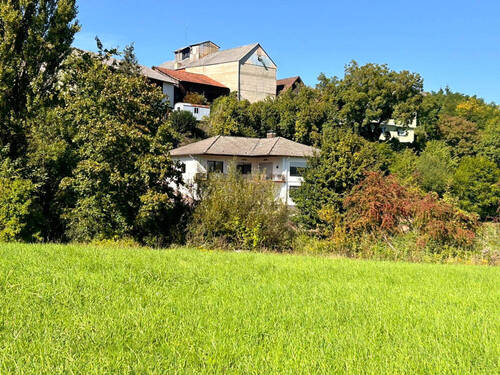 Gartenansicht - Entkerntes Einfamilienhaus mit großem Grundstück und verschiedenen Nutzungsmöglichkeiten!