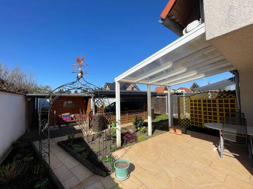 Terrasse / Garten - Reihenendhaus mit 118,00 m&sup2; in Barleben zum Kaufen