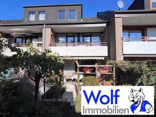 Südansicht - RESERVIERT !! Reihenmittelhaus im Zentrum von Bünde - nur 500 Meter bis zur Einkaufsstrasse