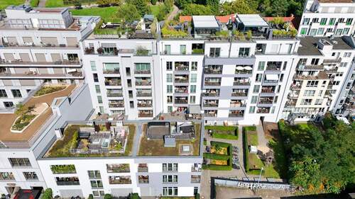 Luftansicht auf die Dachterrase - 