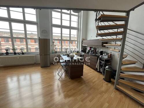 Wohnküche - 3 Zimmer Etagenwohnung zum Kaufen in Leipzig / Plagwitz