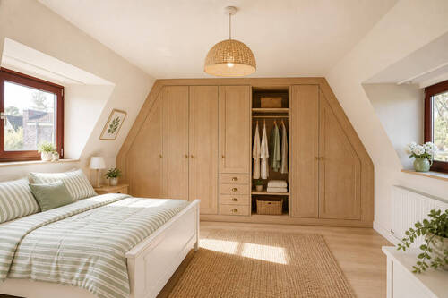 HOMESTAGING Schlafzimmer (KI generiert) - 