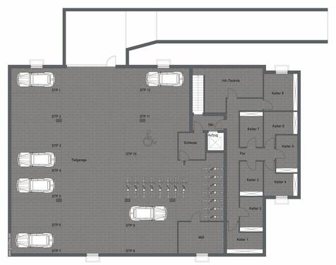 Kellergeschoss - 
