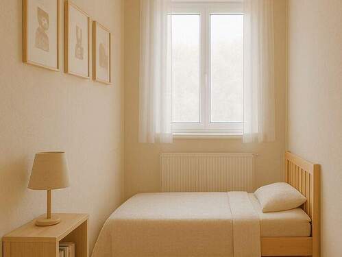 Schlafraum - KI Visualisierung - 