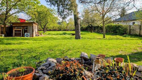 Blick in das Gartengrundstück - Einfamilienhaus mit 155,00 m&sup2; in Burg zum Kaufen