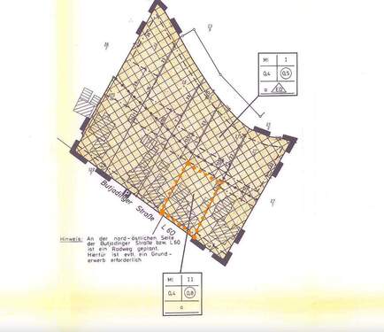 Auszug Bebauungsplan - 