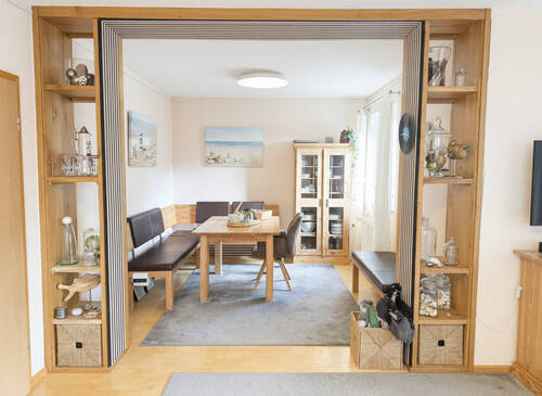 Wohn-Esszimmer, Essbereich, IMG_5527 new - 3 Zimmer Terrassenwohnung zum Kaufen in Kürnach