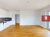 Ansicht V: Wohn- und Esszimmer mit offenem Küchenbereich - 