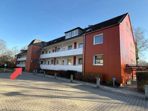 Innenhof - 3 Zimmer Etagenwohnung zum Kaufen in Lübeck