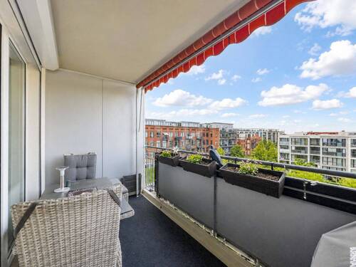 Blick vom Balkon - 3 Zimmer Etagenwohnung in Berlin