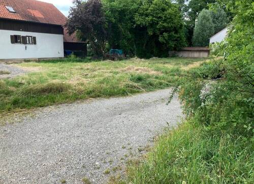 Ansicht von der Straße - Grundstück zum Kaufen in Dorfen