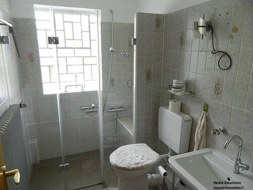 barrierefreies Bad im Erdgeschoß - 