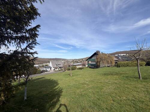 Blick vom Grundstück - 