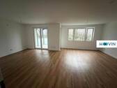 Ansicht II: Wohn- und Esszimmer mit offenem Küchenbereich - 2 Zimmer Etagenwohnung in Solingen