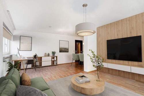 Einrichtungsbeispiel - Etagenwohnung mit 83,70 m&sup2; in Geretsried zum Kaufen